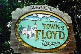 Town of Floyd Virginia Sign